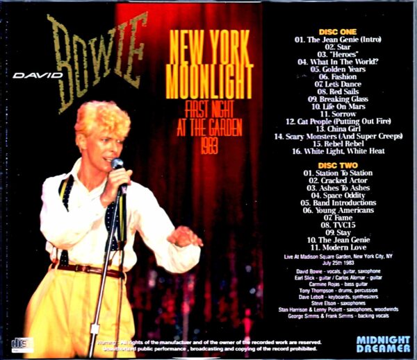 David Bowie/NY, USA 1983 - Image 2