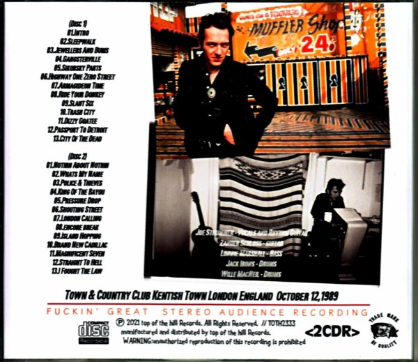 Joe Strummer & the Latino Rockabilly War/London,UK 1989 Complete - Image 2