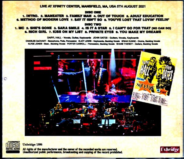 Hall & Oates/MA,USA 2021 - Image 2