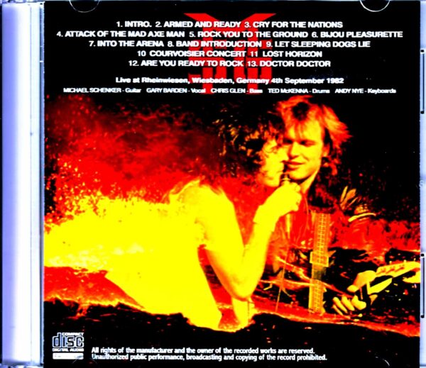 Michael Schenker Group/Germany 9.4.1982 - Image 2