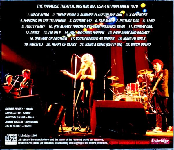 Blondie/MA,USA 1978 Upgrade - Image 2