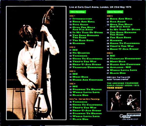 Led Zeppelin/London,UK 5.23.1975 2Source - Image 2