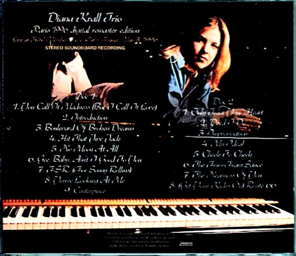 Diana Krall Trio/France 1996 2021 Digital Remaster - Image 2