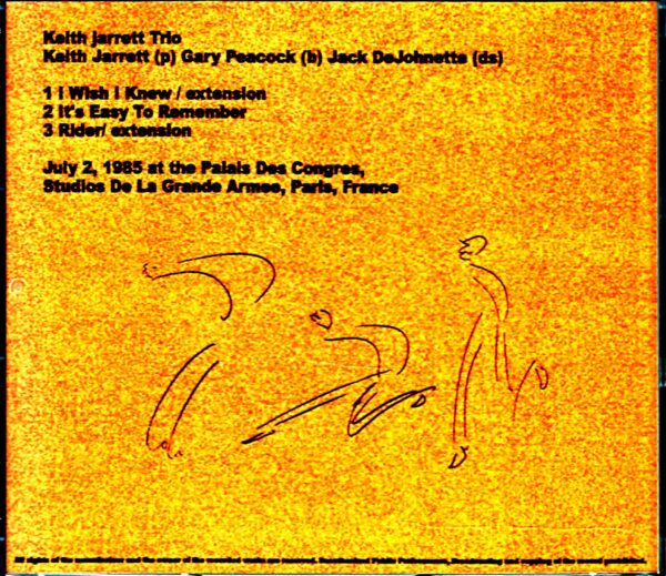 Keith Jarrett Trio/France 1985 - Image 2