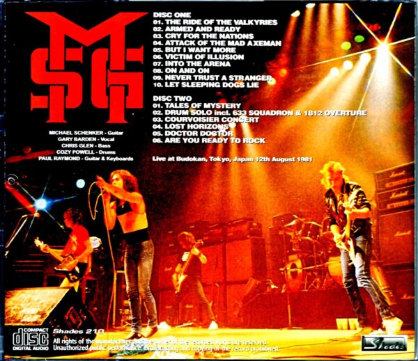 Michael Schenker Group/Tokyo,Japan 8.12.1981 - Image 2