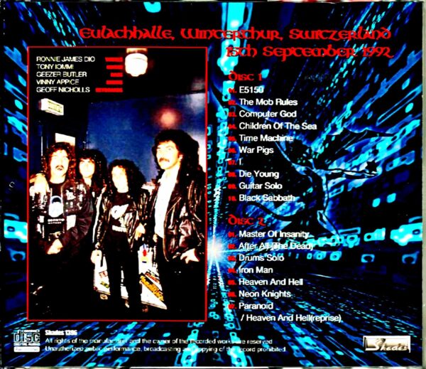 Black Sabbath/Switzerland 1992 - Image 2
