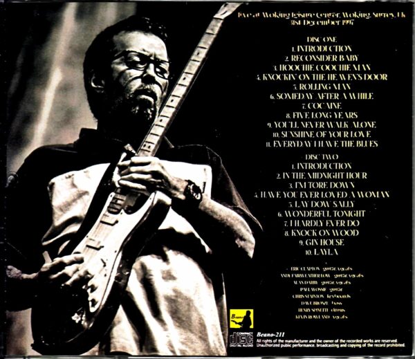 Eric Clapton/England,UK 1997 Complete - Image 2