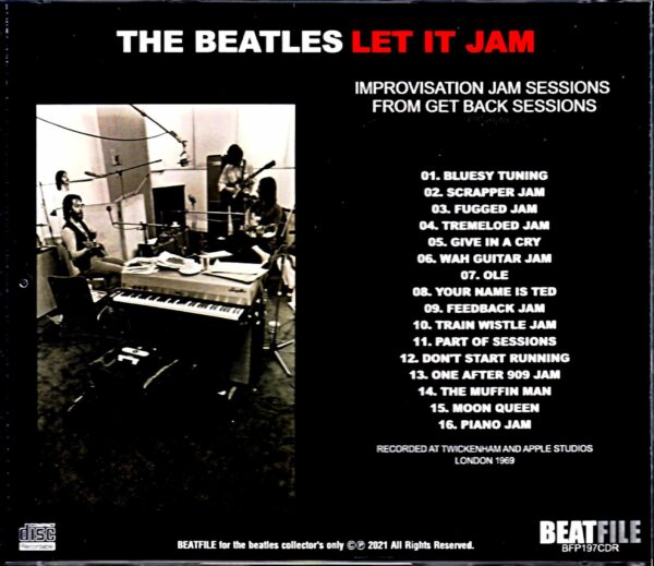 Beatles/Jam Sessions from Get Back Sessions London,UK 1969 - Image 2