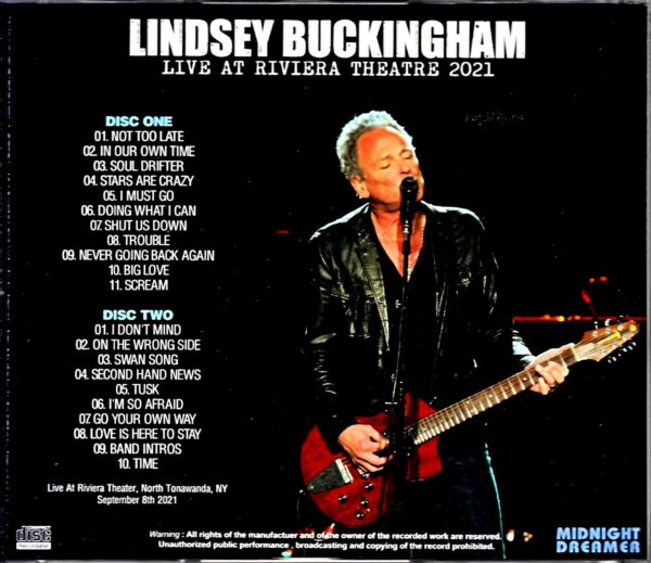 Lindsey Buckingham ex.Fleetwood Mac/NY,USA 2021 - Image 2