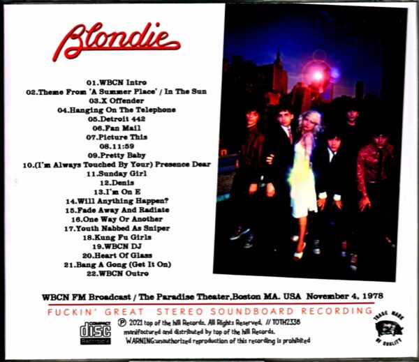 Blondie/MA,USA 1978 - Image 2