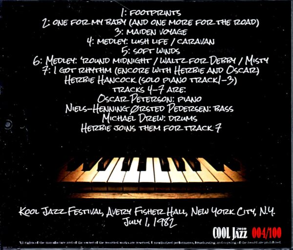 Herbie Hancock & Oscar Peterson/NY,USA 1982 - Image 2