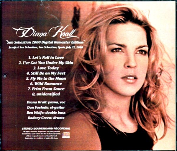 Diana Krall Quartet/Spain 2000 2021 Digital Remaster - Image 2