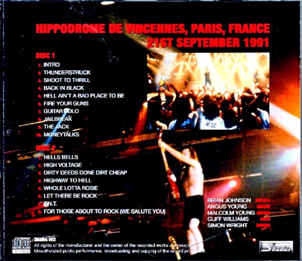 AC/DC/France 1991 - Image 2