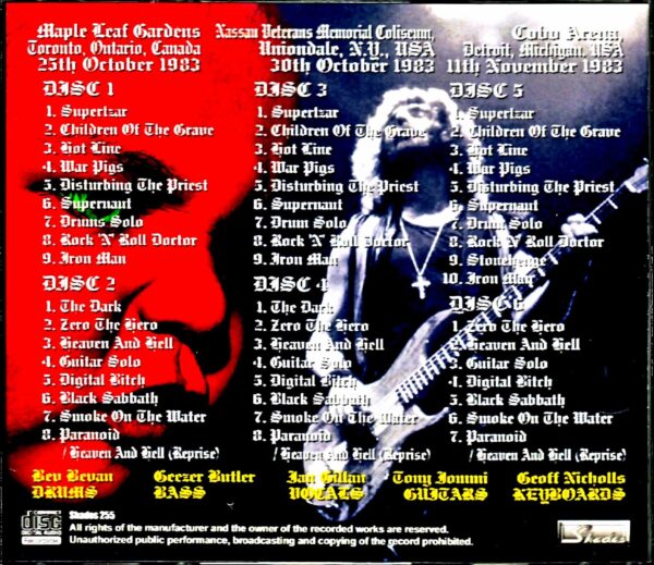 Black Sabbath/North America Tour Collection 1983 - Image 2