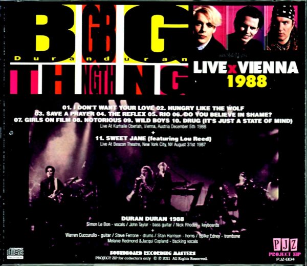 Duran Duran/Austria 1988 & more - Image 2
