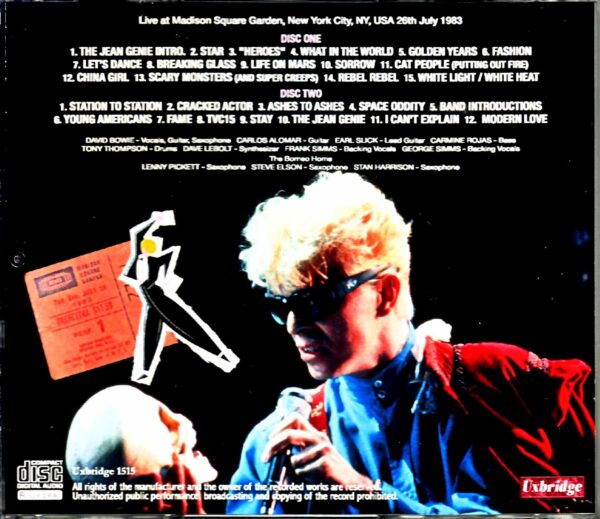 David Bowie/NY,USA 7.26.1983 - Image 2