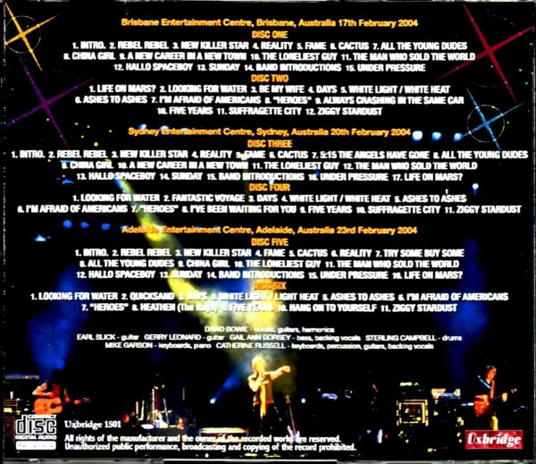 David Bowie/Australia Tour 2004 Collection - Image 2