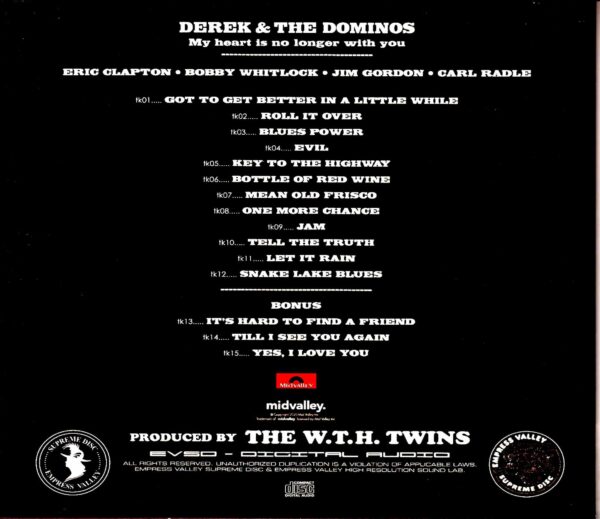 Derek & the Dominos/My Heart is no Longer with You - Image 2