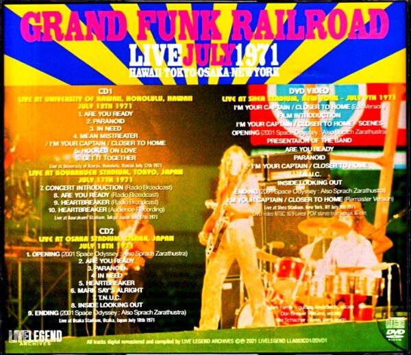 Grand Funk Railroad/Live Collection 1971 - Image 2