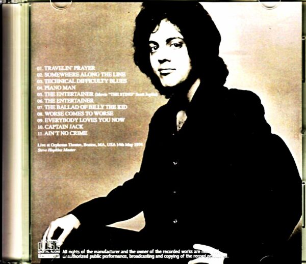 Billy Joel/MA,USA 1974 - Image 2