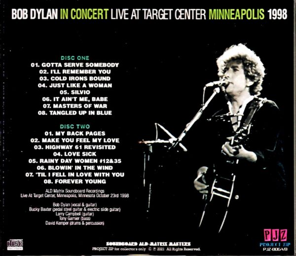Bob Dylan/MN,USA 1998 Complete - Image 2