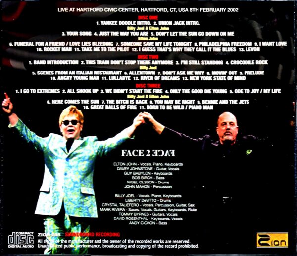 Billy Joel Elton John/CT,USA 2002 Upgrade - Image 2