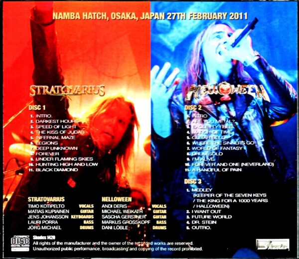 Halloween Stratovarius/Osaka,Japan 2011 Complete - Image 2