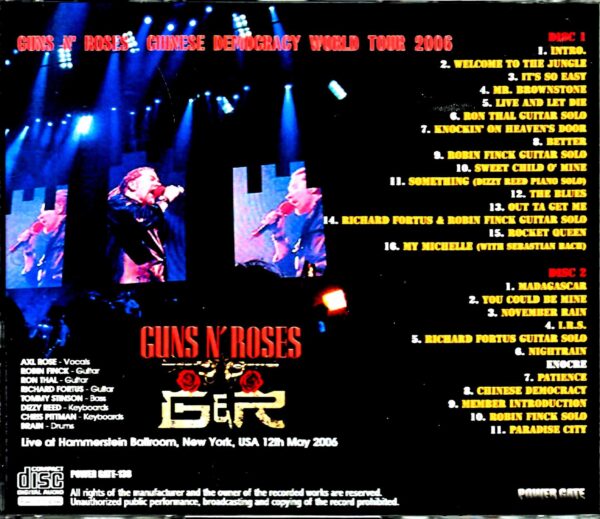 Guns N' Roses Guns N' Roses/NY,USA 2006 - Image 2