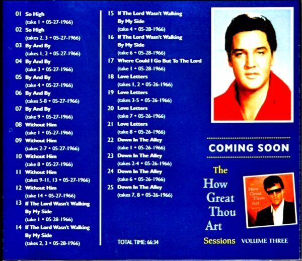 Elvis Presley Golden Hymn Sessions 2How Great Thou Art Sessions - Image 2