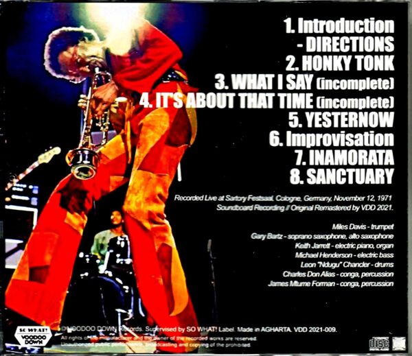 Miles Davis Keith Jarrett Miles Davis Keith Jarrett/Germany 1971 Remastered & more - Image 2