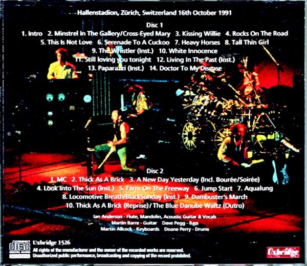Jethro Tull Jethro Tull/Switzerland 1991 - Image 2