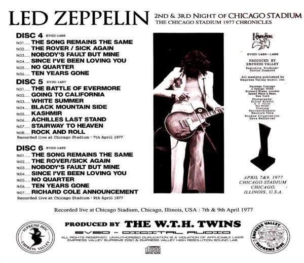 Led Zeppelin/IL,USA 4.7 & 9.1977 Upgrade - Image 2