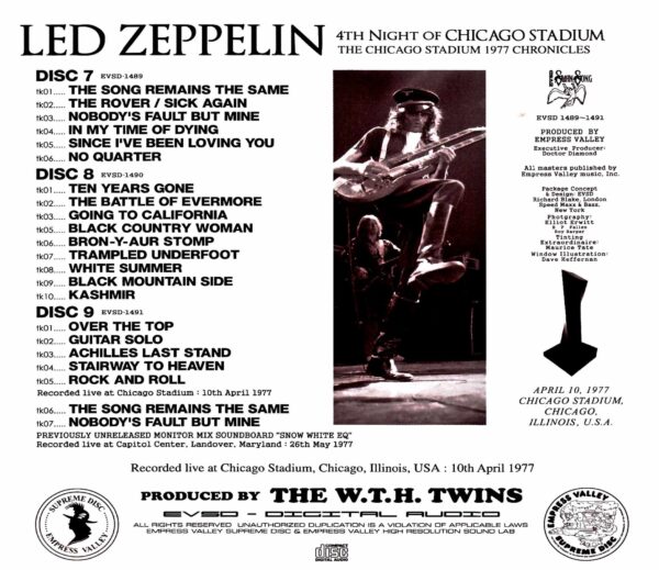 Led Zeppelin/IL,USA 4.10.1977 Upgrade & more - Image 2