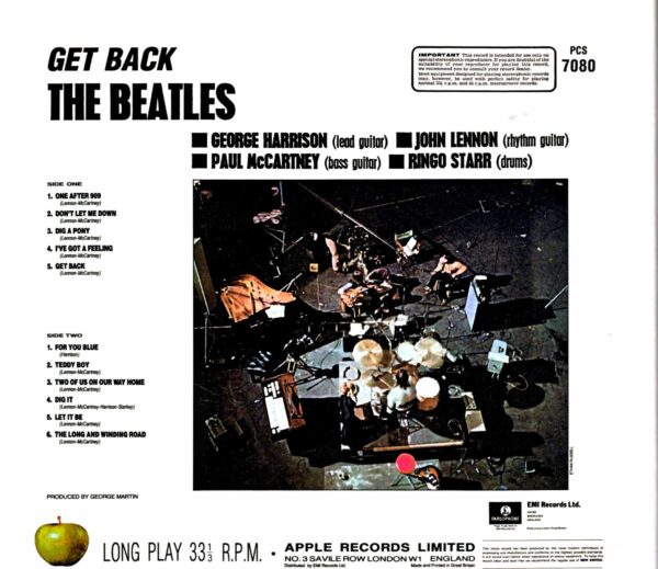 Beatles Get Back Rough Mix Version #1 - Image 2