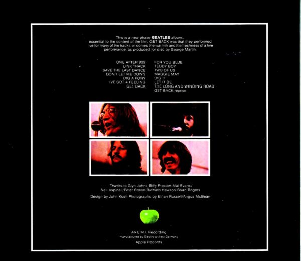 Beatles Get Back Rough Mix Version #2 - Image 2