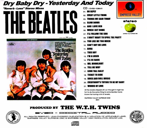 Beatles The Beatles/Yesterday and Today Dry Baby Dry Jacket 8 - Image 2