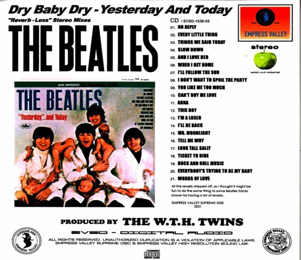 Beatles/Yesterday and Today Dry Baby Dry Yesterday and Today Dry Baby Dry Jacket 9 - Image 2