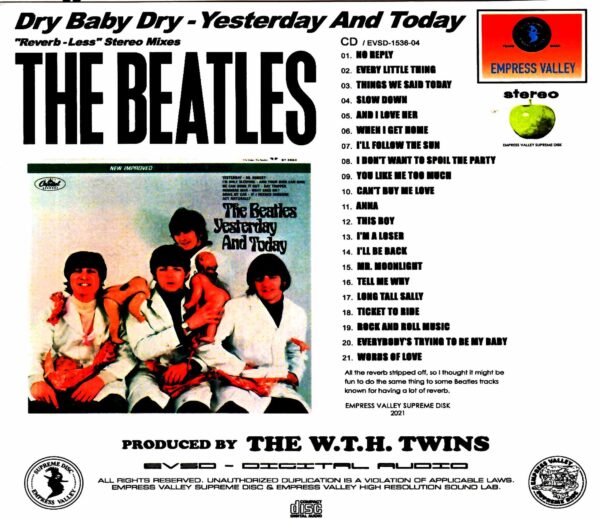 Beatles/Yesterday and Today Dry Baby Dry Yesterday and Today Dry Baby Dry Jacket 10 - Image 2