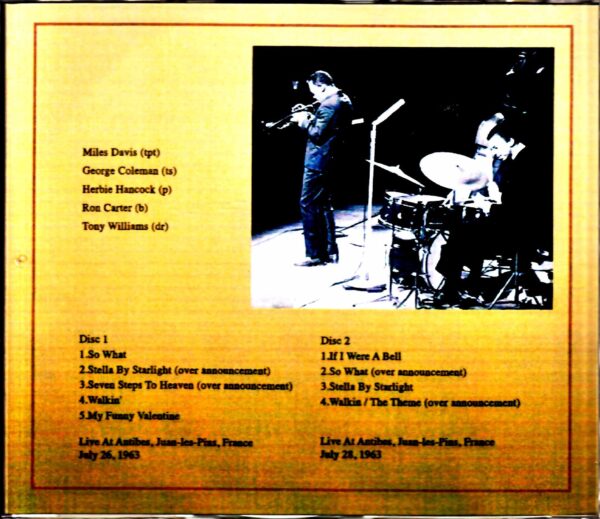 Miles Davis Herbie Hancock,Tony Williams Miles Davis Herbie Hancock/France 1963 2Days Upgrade - Image 2