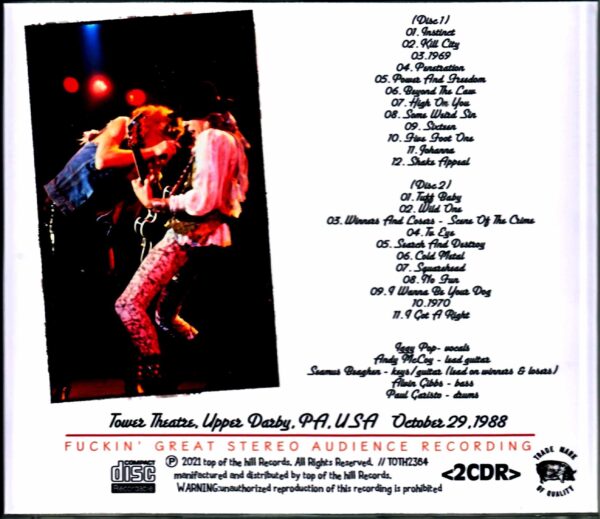 Iggy Pop/PA,USA 1988 Complete - Image 2