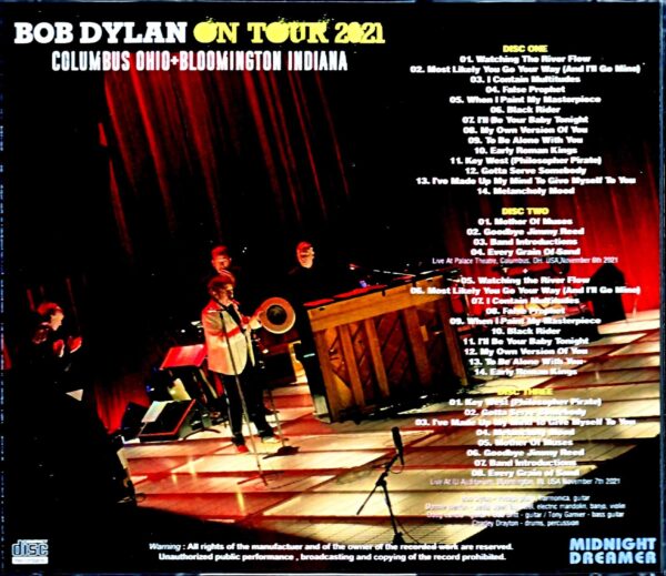 Bob Dylan Bob Dylan/OH,USA 2021 & more Complete - Image 2
