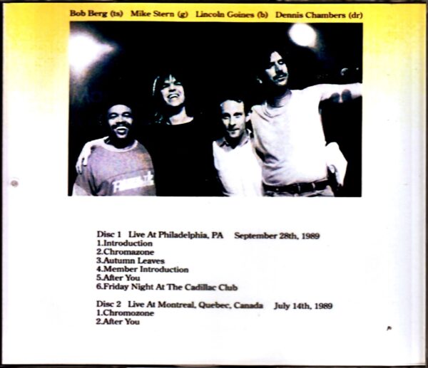 Mike Stern Bob Berg Mike Stern Bob Berg/Canada 1989 - Image 2