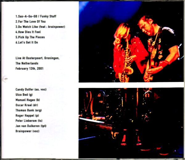 Candy Dulfer & Funky Stuff Candy Dulfer/Netherlands 2001 - Image 2