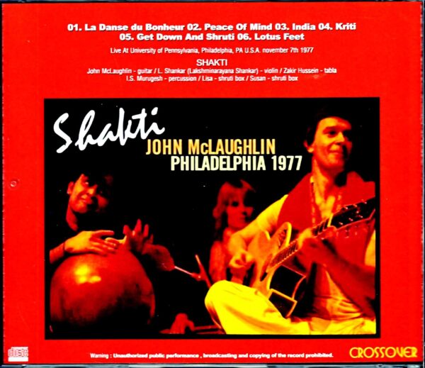 John McLaughlin Shakti John McLaughlin/PA,USA 1977 - Image 2