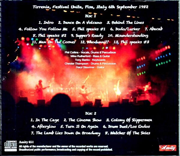 Genesis/Italy 1982 - Image 2