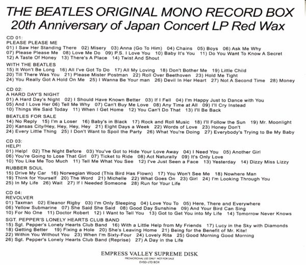 Beatles/Original Mono-Record Collection - Image 3