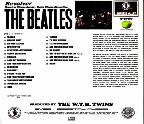Beatles Revolver Spectral Stereo Demix Final Technical Specifications - Image 2