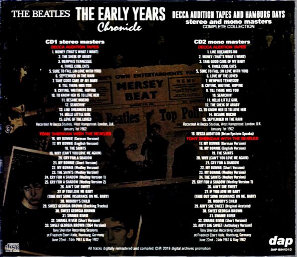 Beatles/Decca Audition Tapes and Hamburg Stereo and Mono Masters Complete Edition - Image 2