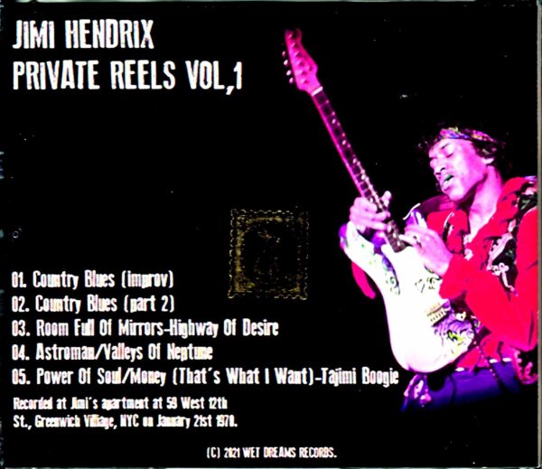 Jimi Hendrix / Private Tapes from his New York Home Part 1 Private Reels Vol.1 - Image 2