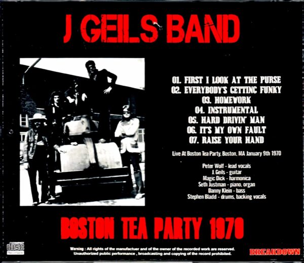J Geils Band/MA,USA 1970 - Image 2